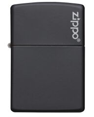 Zippo Classic Logo Matte Black Çakmak