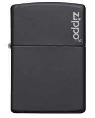 Zippo Classic Logo Matte Black Çakmak