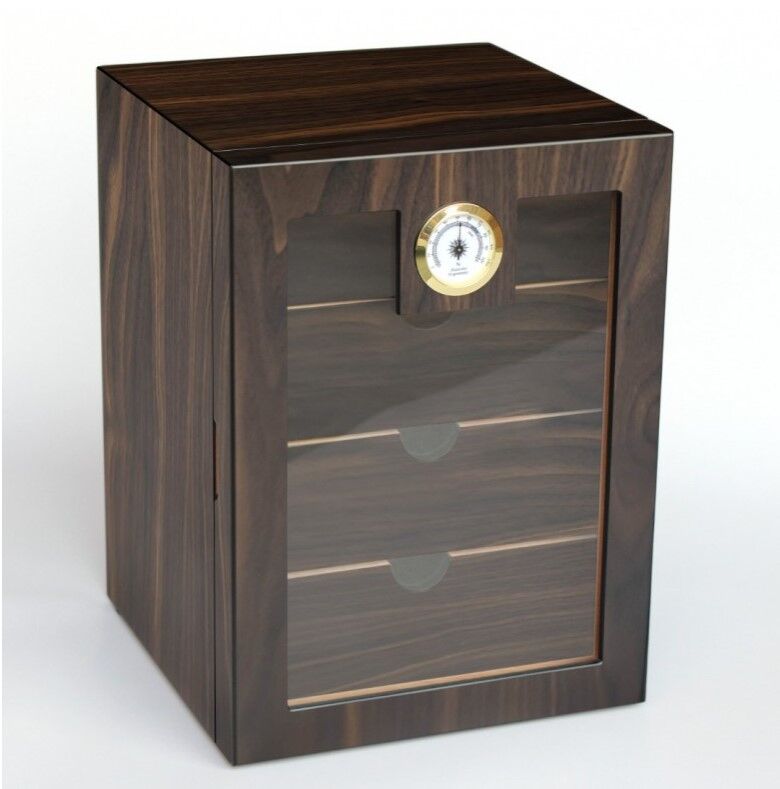 Parmida Humidor / Dört Katlı Puro Saklama Kutusu - Kahverengi 0157