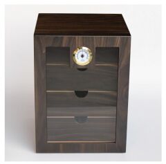 Parmida Humidor / Dört Katlı Puro Saklama Kutusu - Kahverengi 0157