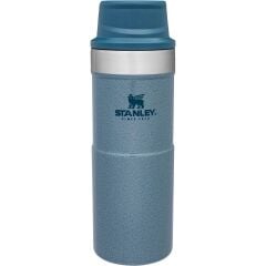 İnce Gövde Classic Trigger-Action Travel Mug 0,35 Litre(12 Oz) - Stanley Klasik Tek El Termos Bardak - Hammertone Ice