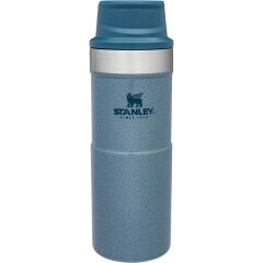 İnce Gövde Classic Trigger-Action Travel Mug 0,35 Litre(12 Oz) - Stanley Klasik Tek El Termos Bardak - Hammertone Ice