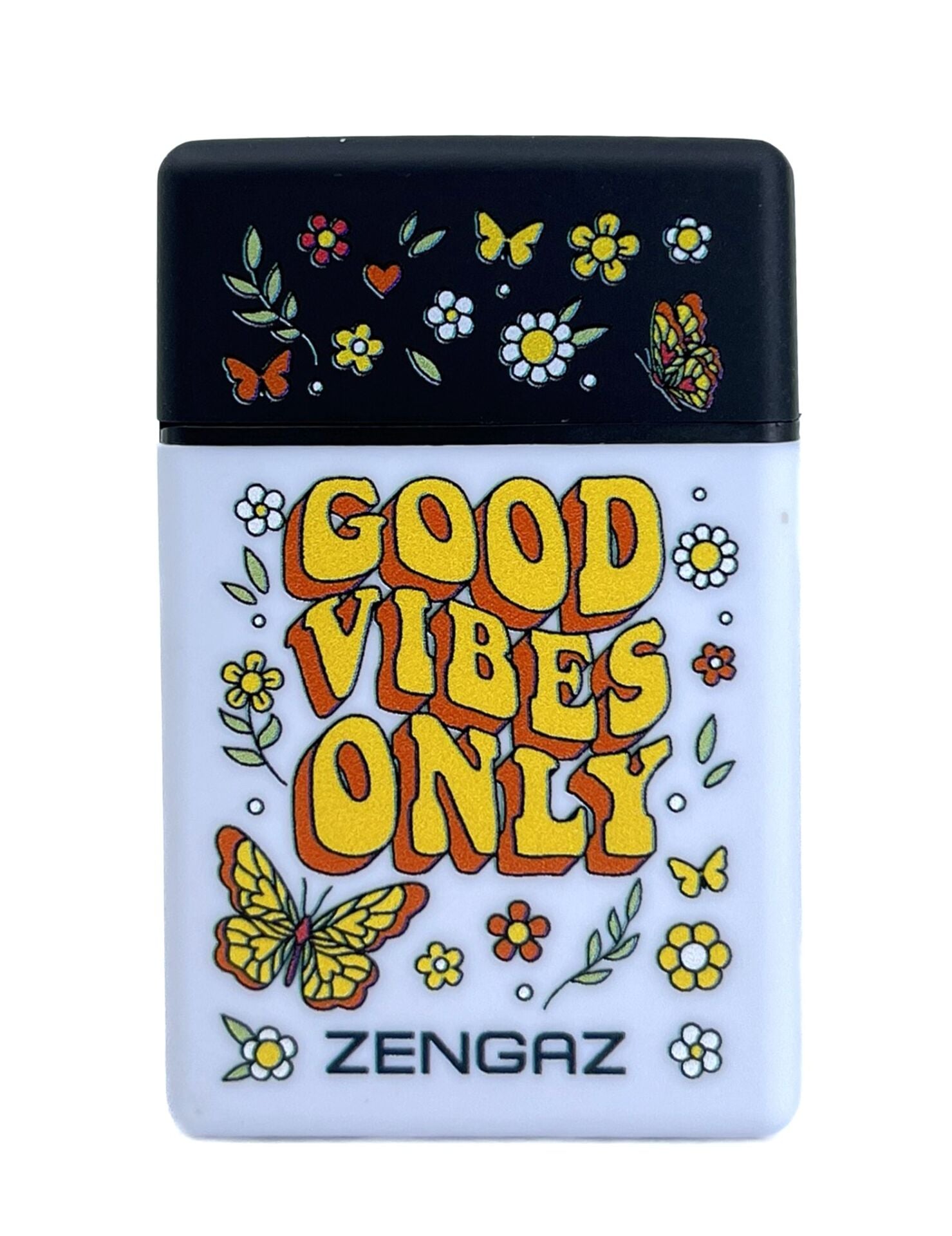 Zengaz Cool Tasarım Jet Alev Çakmak - Good Vibes Only