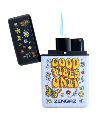 Zengaz Cool Tasarım Jet Alev Çakmak - Good Vibes Only