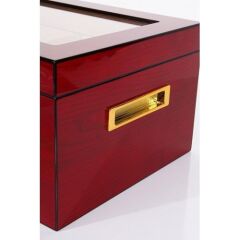 Parmida Humidor / Puro Saklama Kutusu Kırmızı 0143