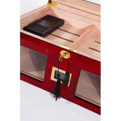 Parmida Humidor / Puro Saklama Kutusu Kırmızı 0143