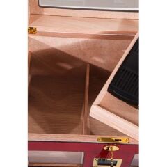 Parmida Humidor / Puro Saklama Kutusu Kırmızı 0143