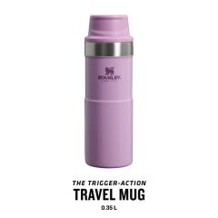 İnce Gövde Classic Trigger-Action Travel Mug 0,35 Litre(12 Oz) - Stanley Klasik Tek El Termos Bardak - Lilac Gloss