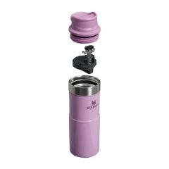 İnce Gövde Classic Trigger-Action Travel Mug 0,35 Litre(12 Oz) - Stanley Klasik Tek El Termos Bardak - Lilac Gloss