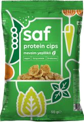 Saf Nutrition Mevsim Yeşillikli Protein Cips 50 g (3 ADET)