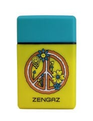 Zengaz Cool Tasarım Jet Alev Çakmak - Peace & Love