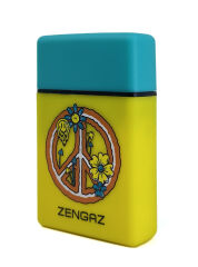 Zengaz Cool Tasarım Jet Alev Çakmak - Peace & Love