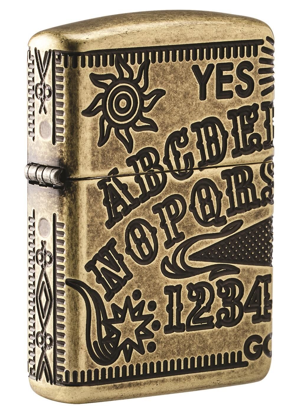 Zippo Ouija Board Armor Case Design Çakmak