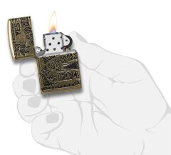 Zippo Ouija Board Armor Case Design Çakmak