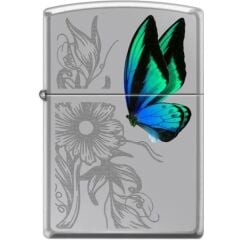 Zippo Butterfly and Flower Dizayn Çakmak