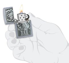Zippo Lucky Seven Emblem Çakmak