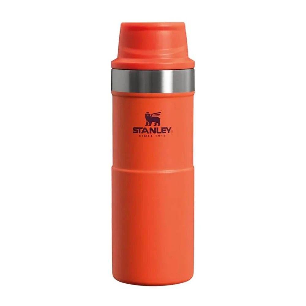 İnce Gövde Classic Trigger-Action Travel Mug 0,35 Litre(12 Oz) - Stanley Klasik Tek El Termos Bardak - Tigerlily
