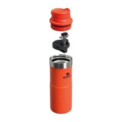 İnce Gövde Classic Trigger-Action Travel Mug 0,35 Litre(12 Oz) - Stanley Klasik Tek El Termos Bardak - Tigerlily