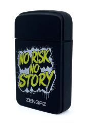 Zengaz Cool Tasarım Jet Alev Çakmak - No Risk No Story