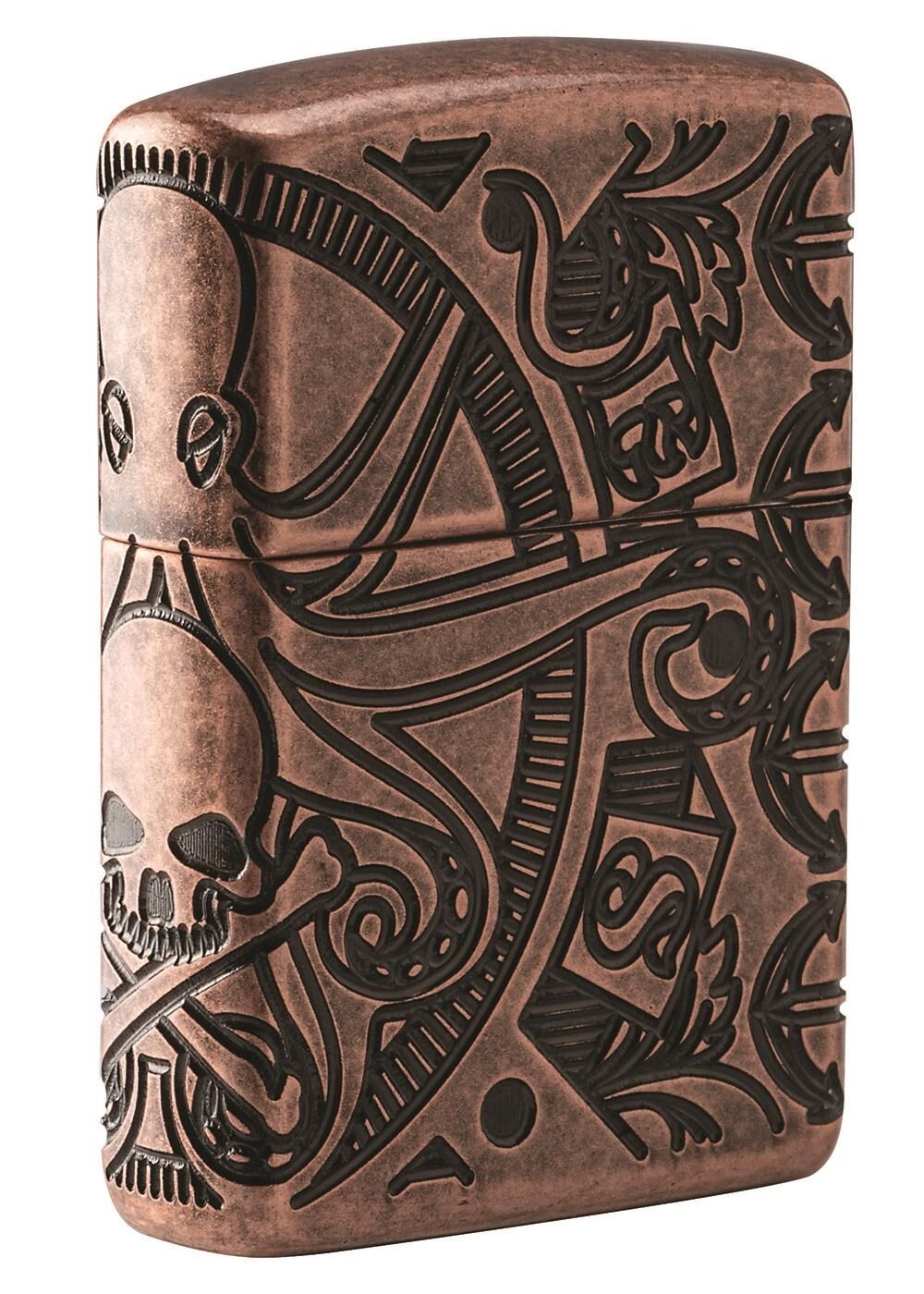 Zippo Nautical Scene Design Armor Case Çakmak