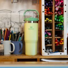 Stanley The IceFlow Flip Straw Pipetli Termos Bardak 0,89 LT (30 OZ) - Citron