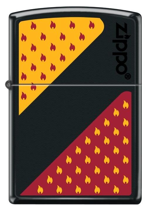 Zippo Yellow And Red Dizayn