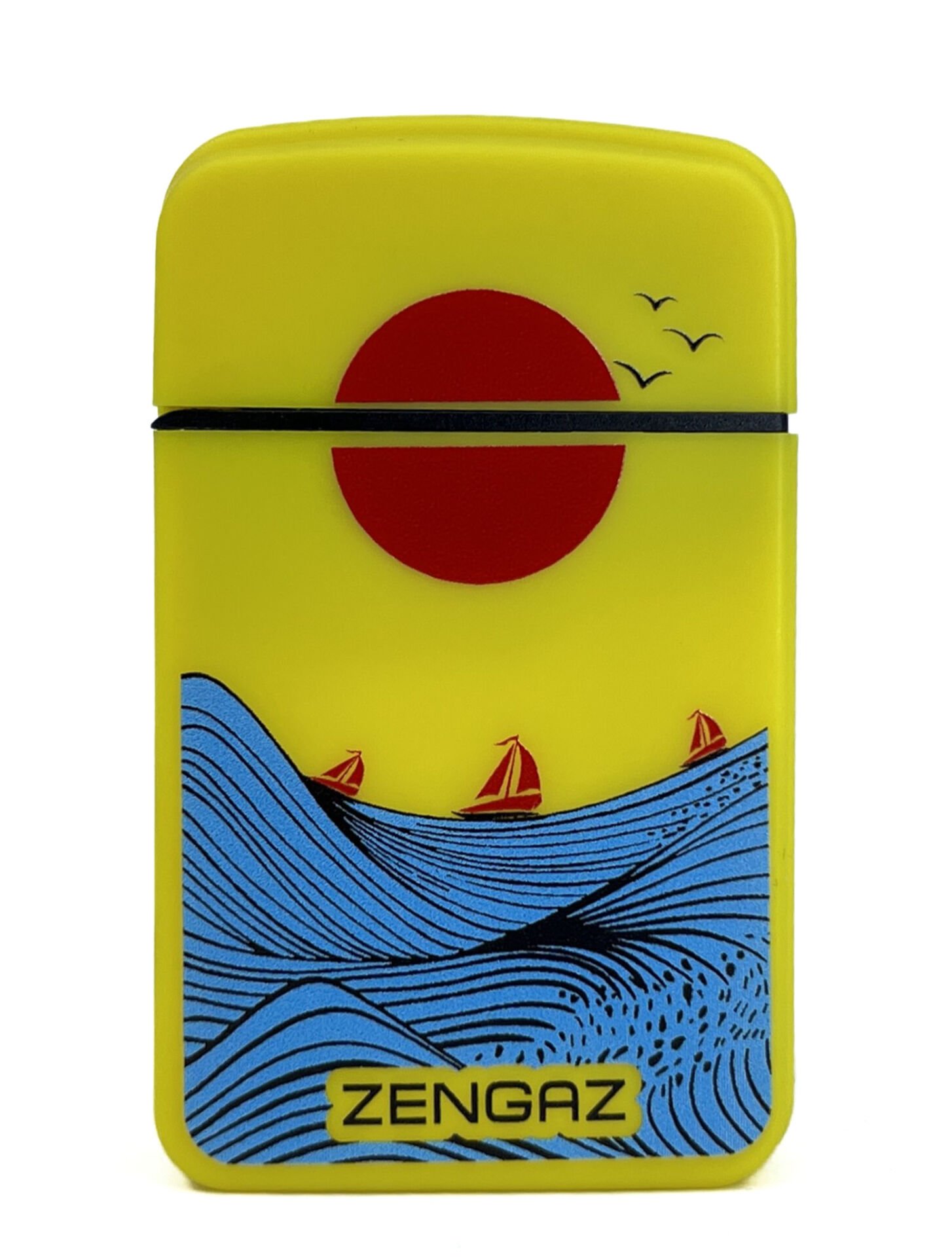 Zengaz Cool Tasarım Jet Alev Çakmak - Red Sun