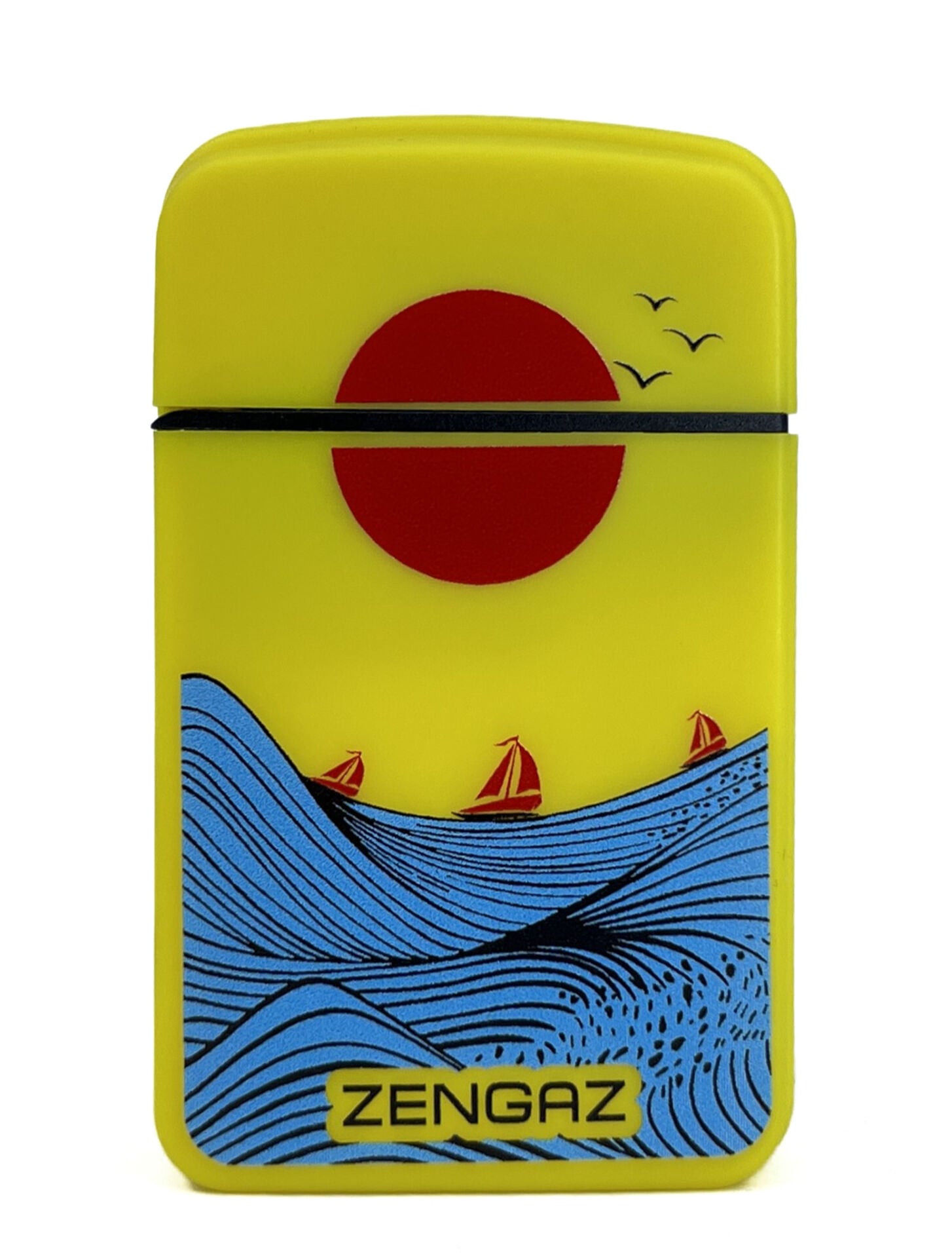 Zengaz Cool Tasarım Jet Alev Çakmak - Red Sun