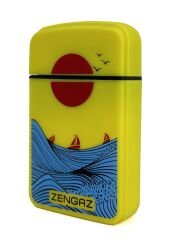 Zengaz Cool Tasarım Jet Alev Çakmak - Red Sun