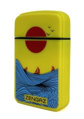 Zengaz Cool Tasarım Jet Alev Çakmak - Red Sun