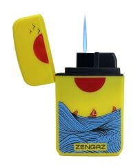 Zengaz Cool Tasarım Jet Alev Çakmak - Red Sun