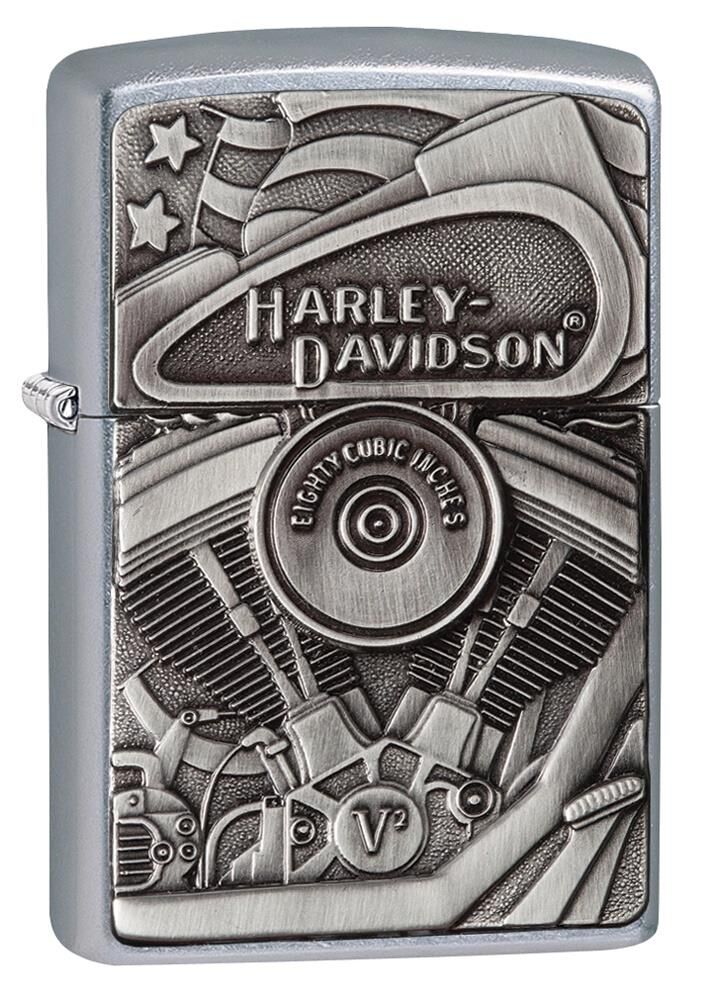 Zippo Harley Davidson Motor Flag Emblem Çakmak