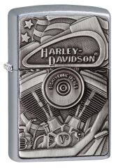Zippo Harley Davidson Motor Flag Emblem Çakmak