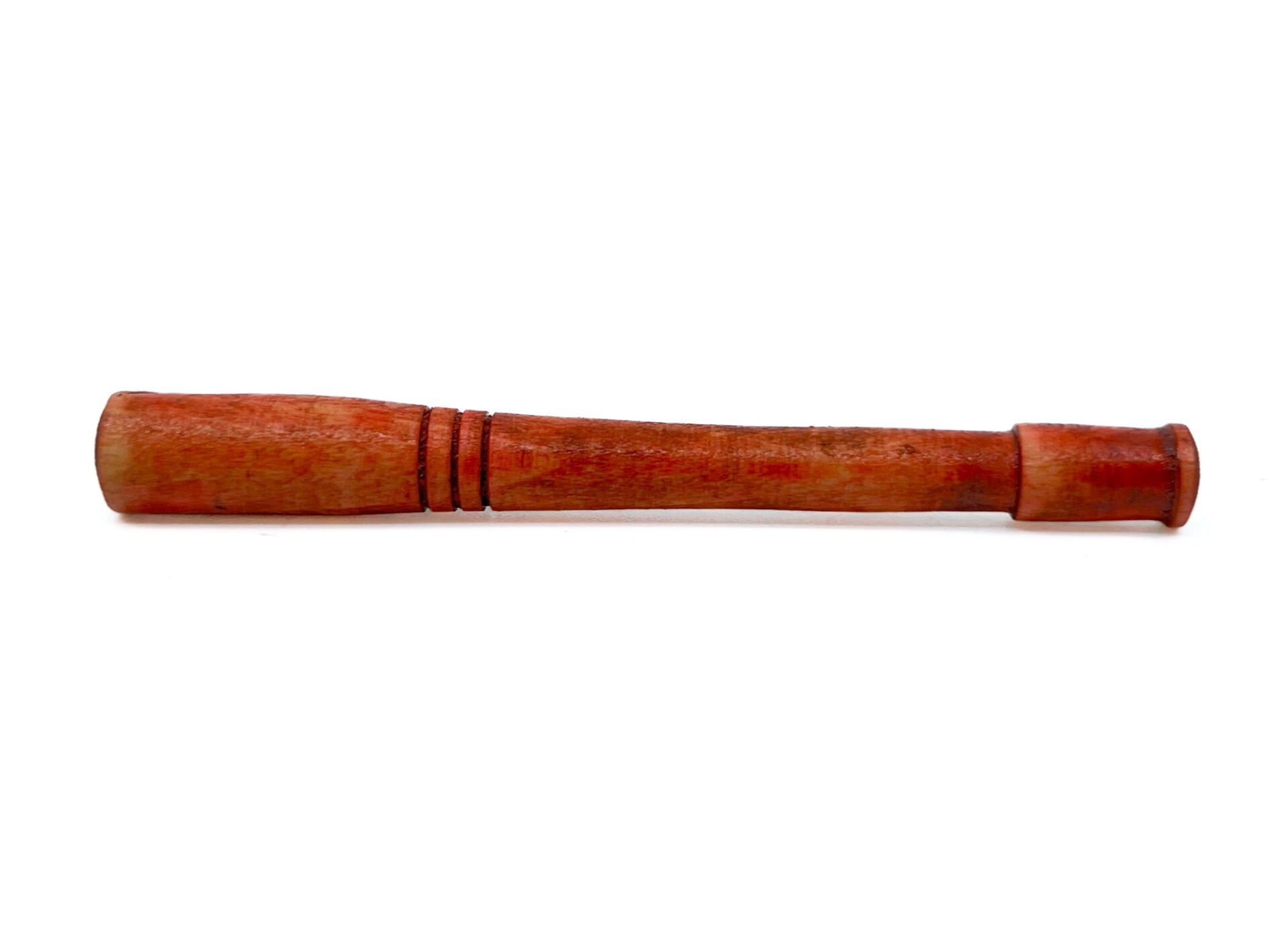 El Yapımı Slim Ahşap Ağızlık 5 mm - Turuncu