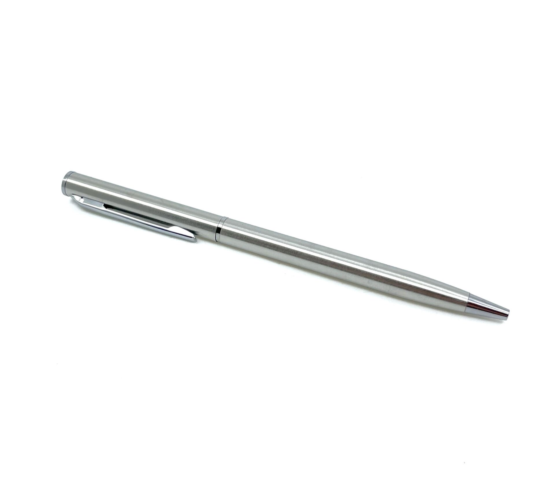 Premium Metal Roller Tükenmez Kalem - Mat Krom