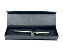 Premium Metal Roller Tükenmez Kalem - Mat Krom