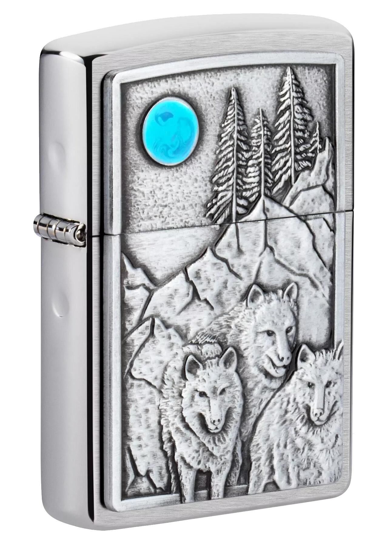 Zippo Wolf Pack & Moon Emblem Çakmak
