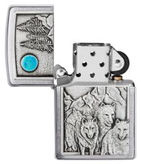 Zippo Wolf Pack & Moon Emblem Çakmak
