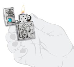 Zippo Wolf Pack & Moon Emblem Çakmak