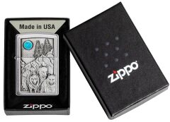 Zippo Wolf Pack & Moon Emblem Çakmak