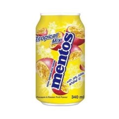 Mentos Hindistan Cevizi Jölesi Parçacıklı Karışık Tropikal Meyve Aromalı İçecek 340 ML