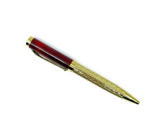 Premium Metal Roller Tükenmez Jumbo Kalem - Gold/Kahve
