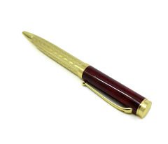 Premium Metal Roller Tükenmez Jumbo Kalem - Gold/Kahve