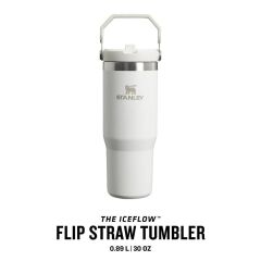 Stanley The IceFlow Flip Straw Pipetli Termos Bardak 0,89 LT (30 OZ) - Frost