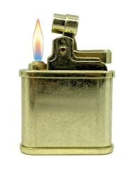 Zorro 582 Rustik Serisi - Altın Sarısı Benzinli Çakmak