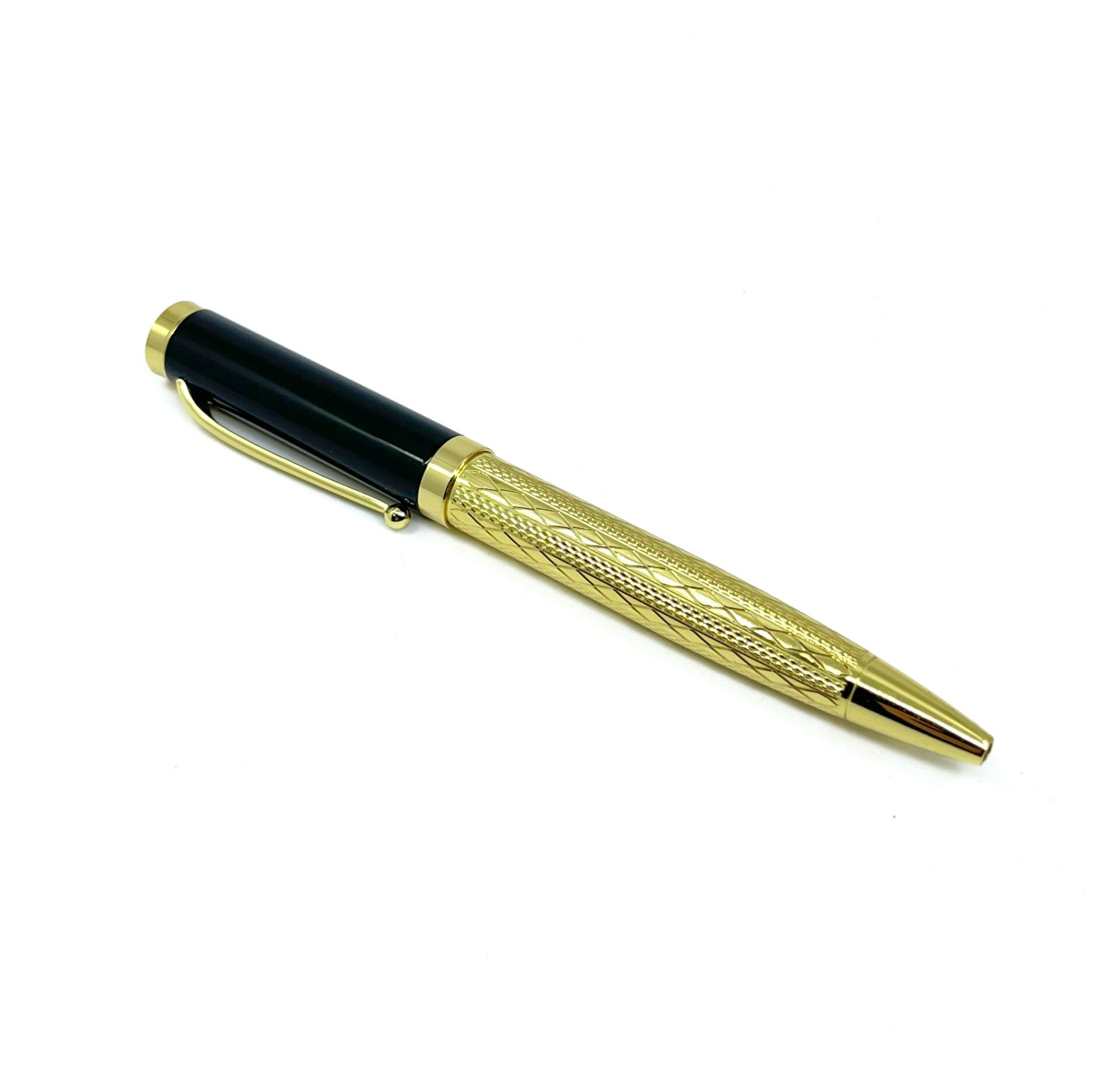 Premium Metal Roller Tükenmez Jumbo Kalem - Gold/Siyah