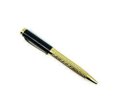 Premium Metal Roller Tükenmez Jumbo Kalem - Gold/Siyah