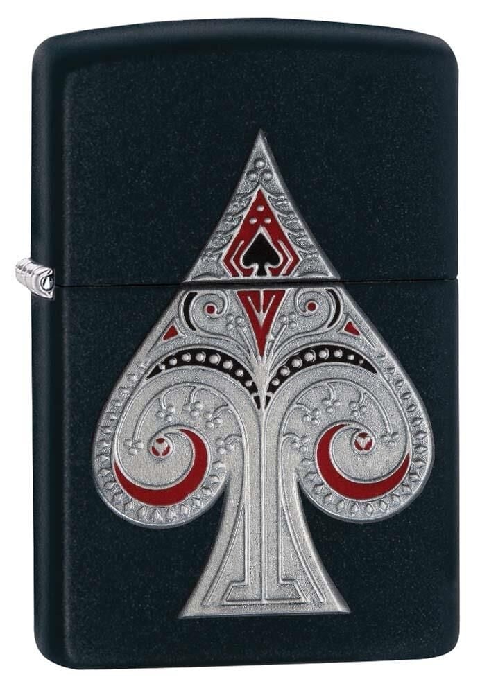 Zippo Maça Amblem Çakmak