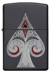 Zippo Maça Amblem Çakmak