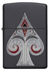 Zippo Maça Amblem Çakmak